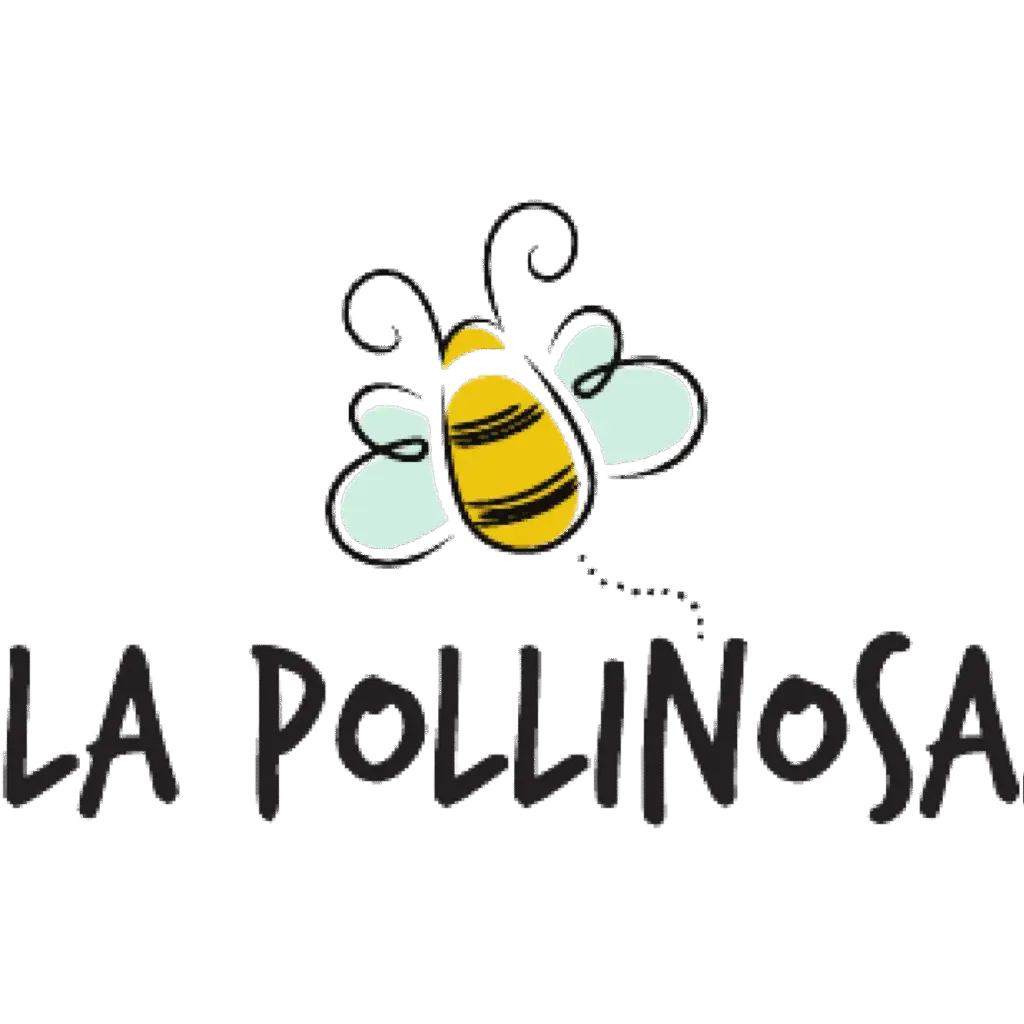 Logo dell'azienda La Pollinosa con ape stilizzata